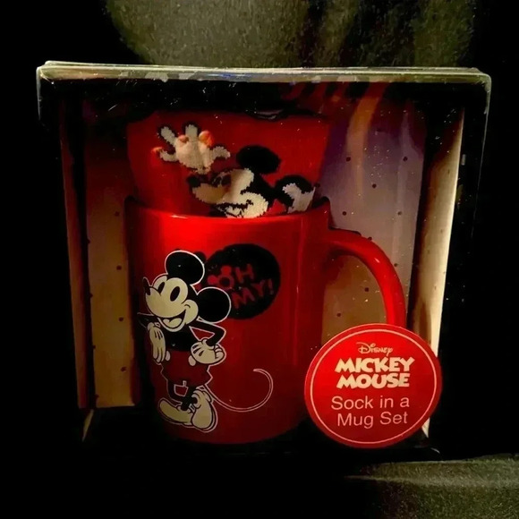 Mickey Mouse Mug and Socks (NWOT) - Picture 1 of 5